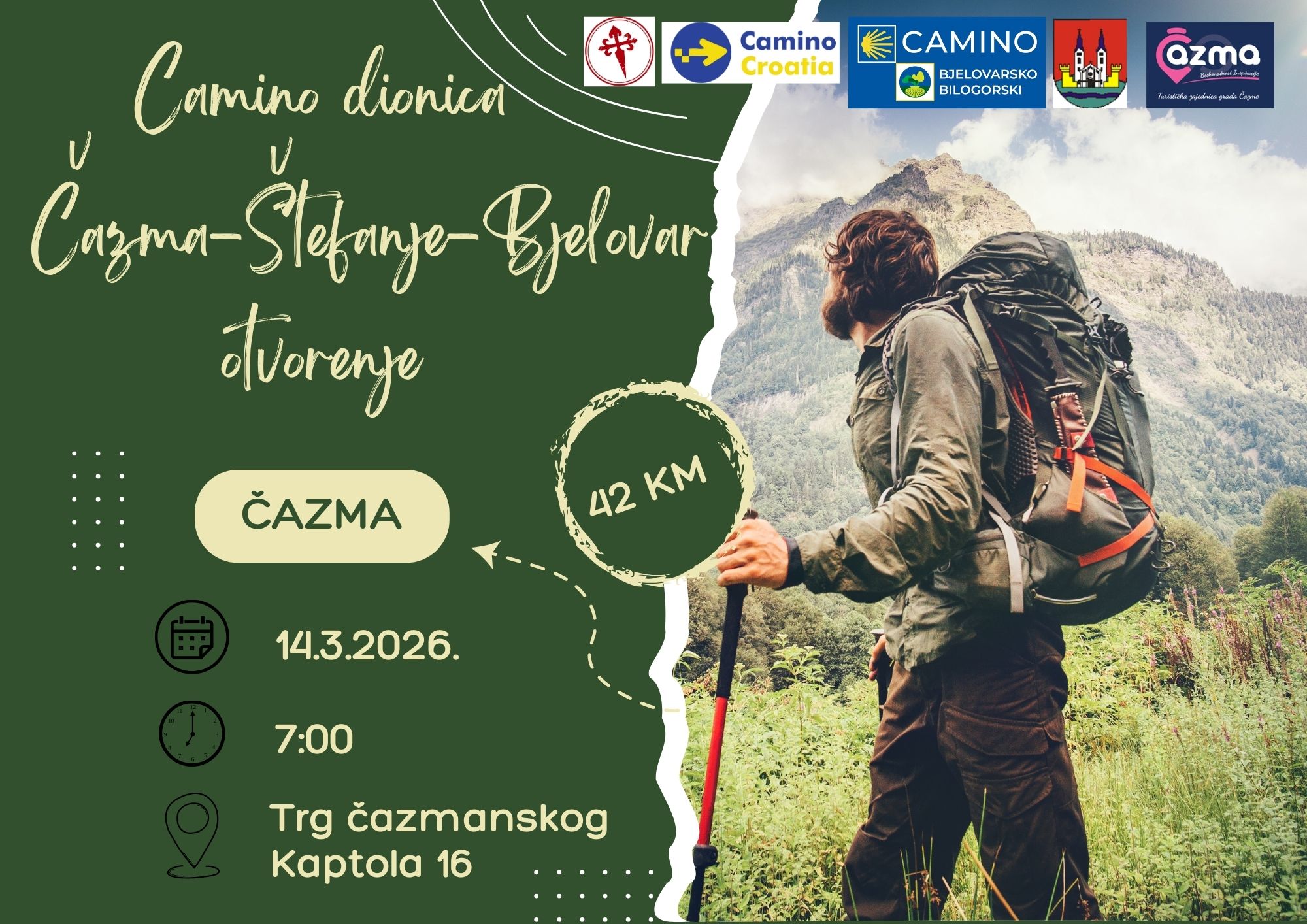 Camino Čazma-Štefanje-Bjelovar