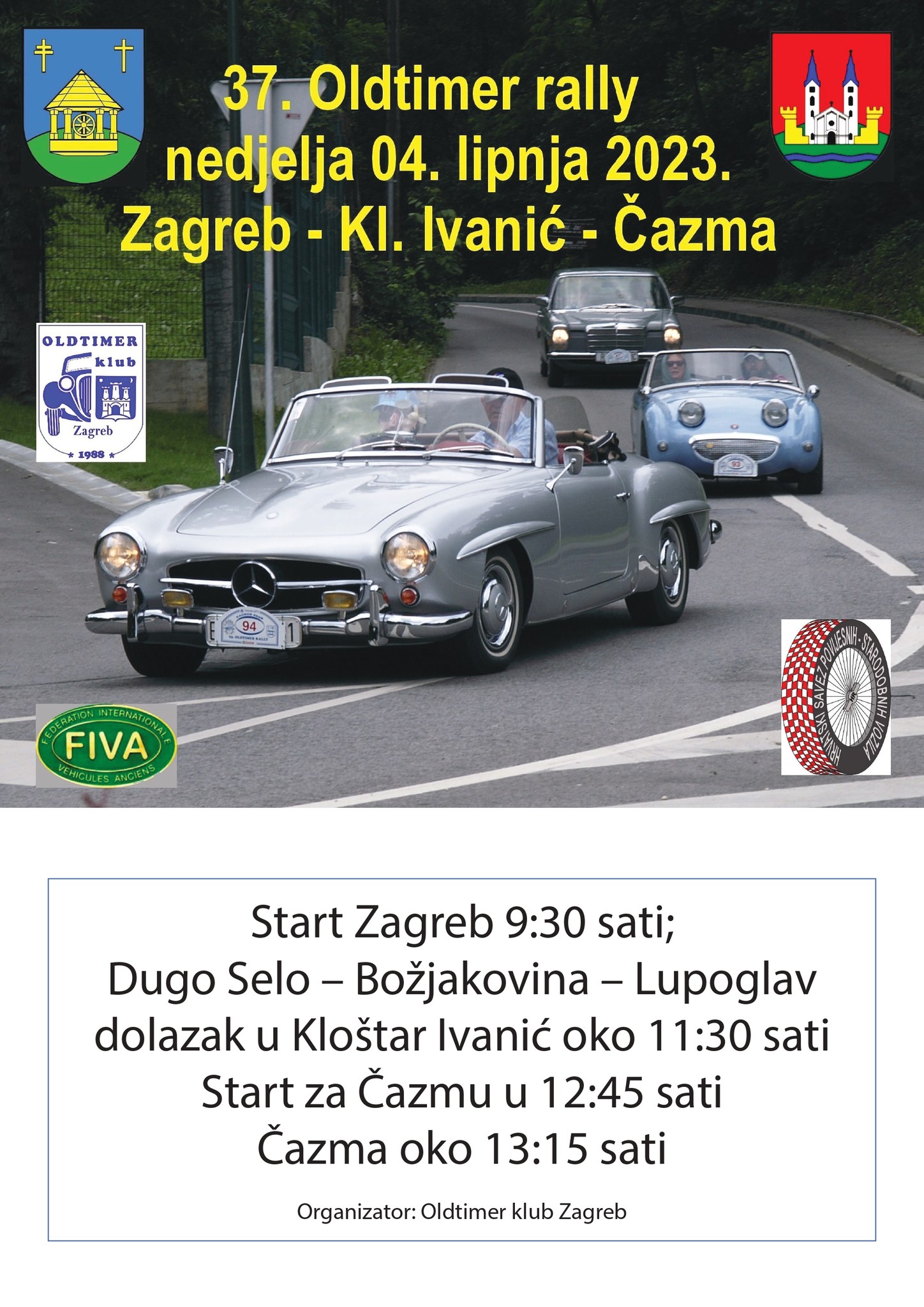 Oldtimer rally Zagreb - Čazma